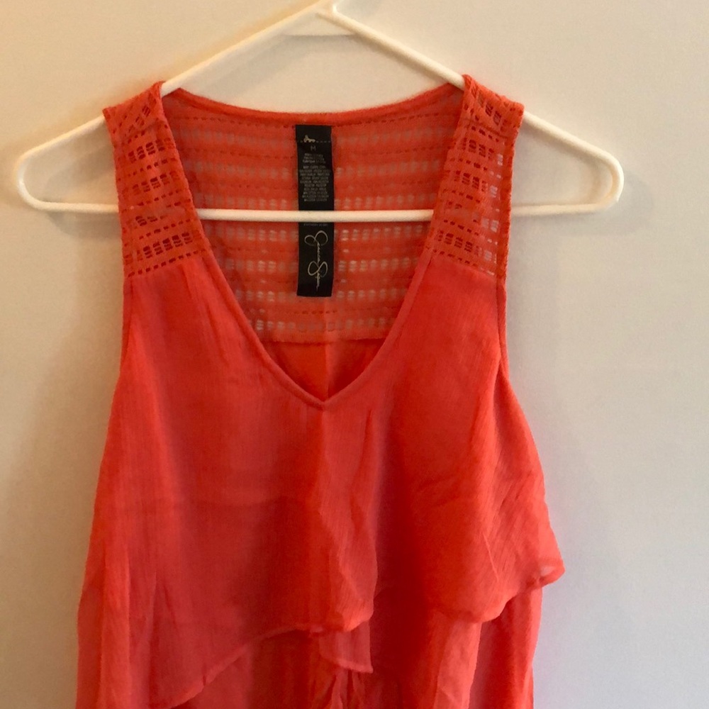 Orange Jessica Simpson tank top